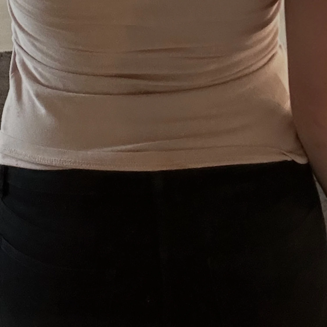 Svarta jeansshorts från Lindex - 1