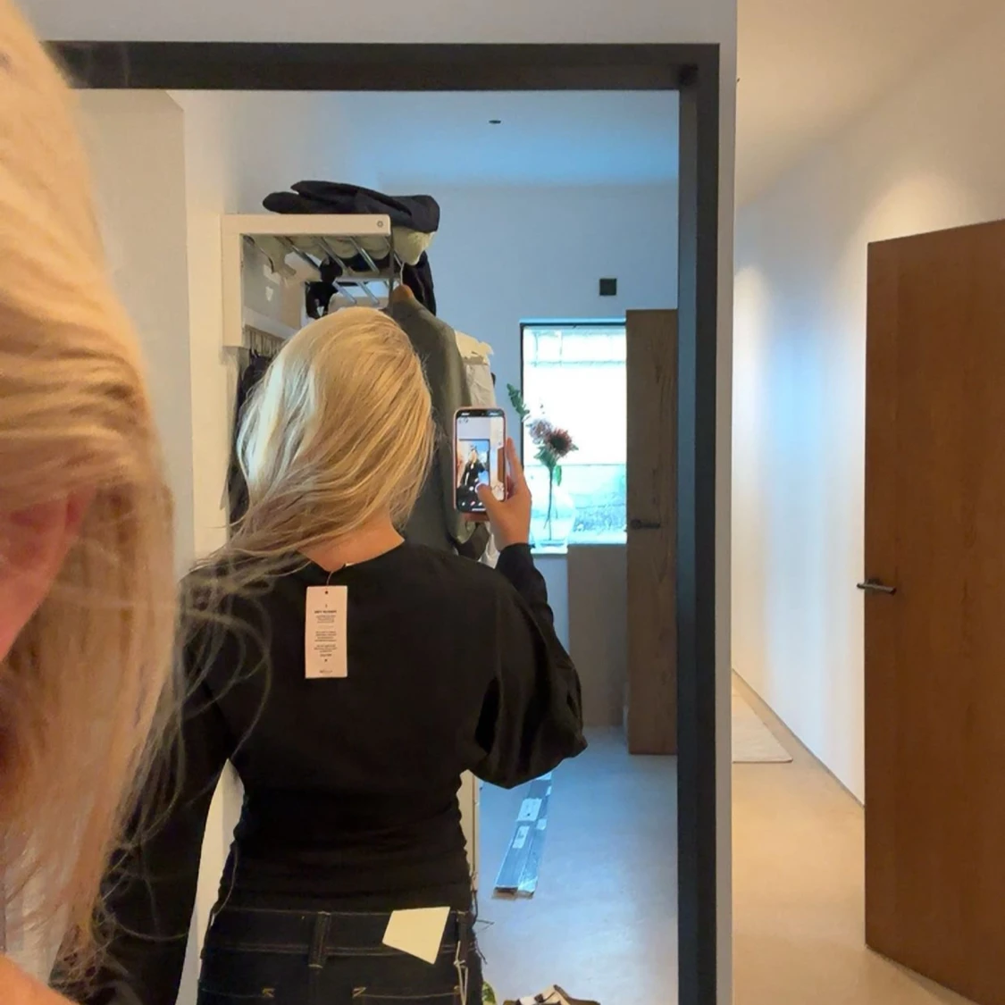 Svart långärmad topp från Nelly - 2