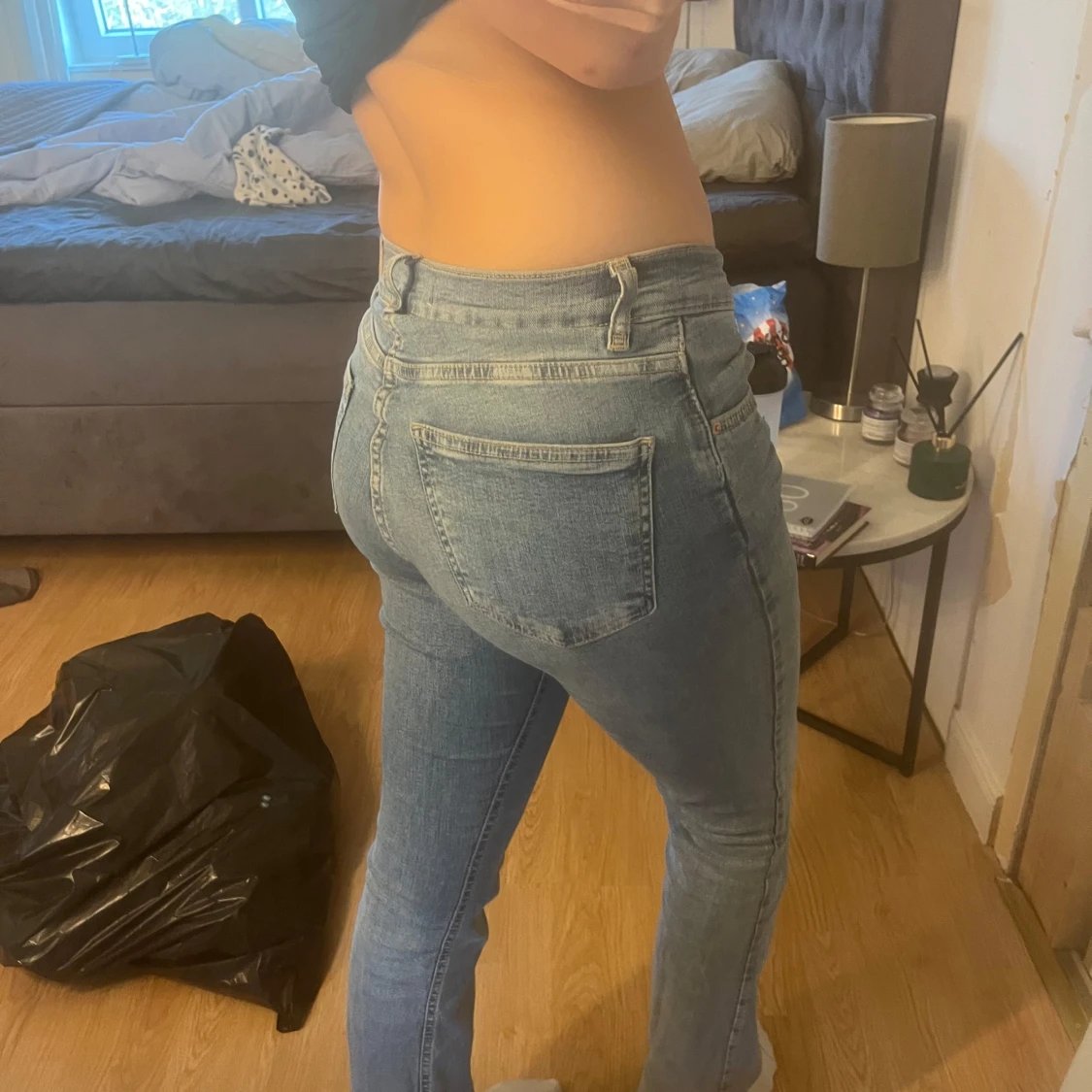 Blå jeans från Gina - 1