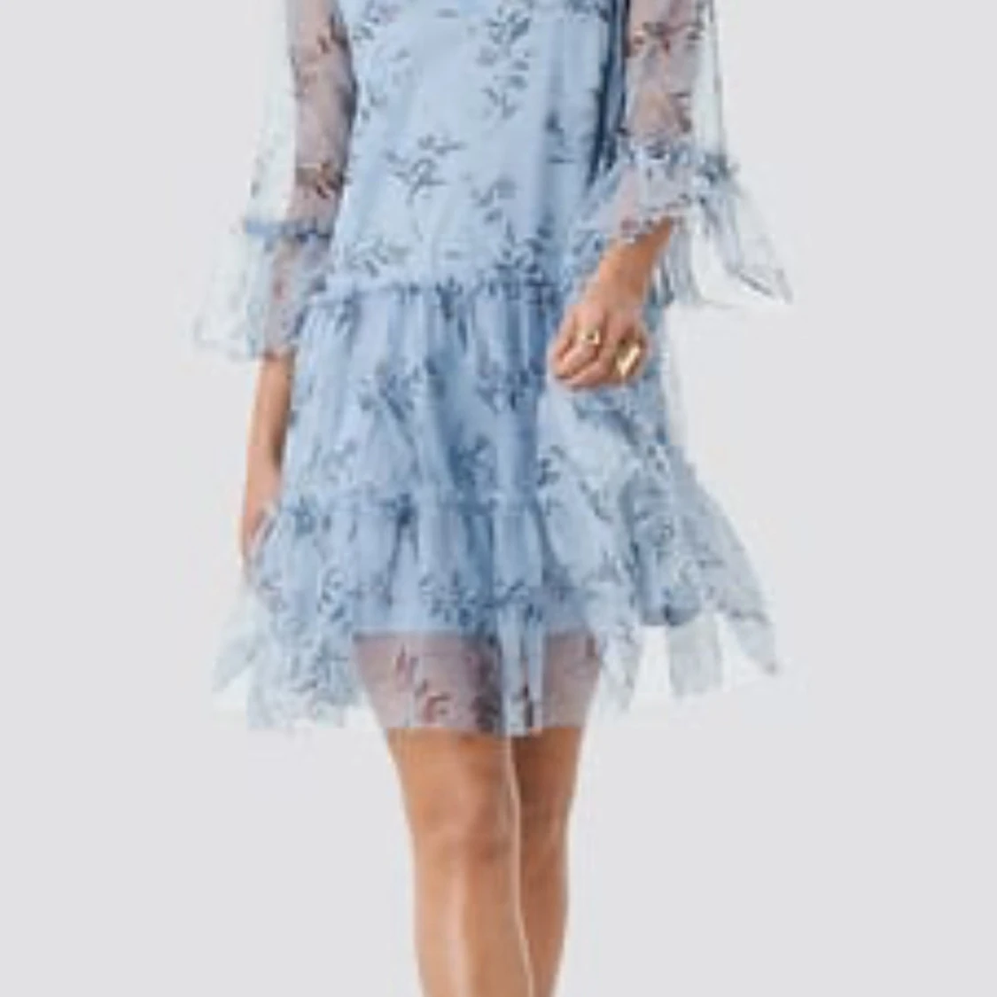 Ljusblå klänning - 4