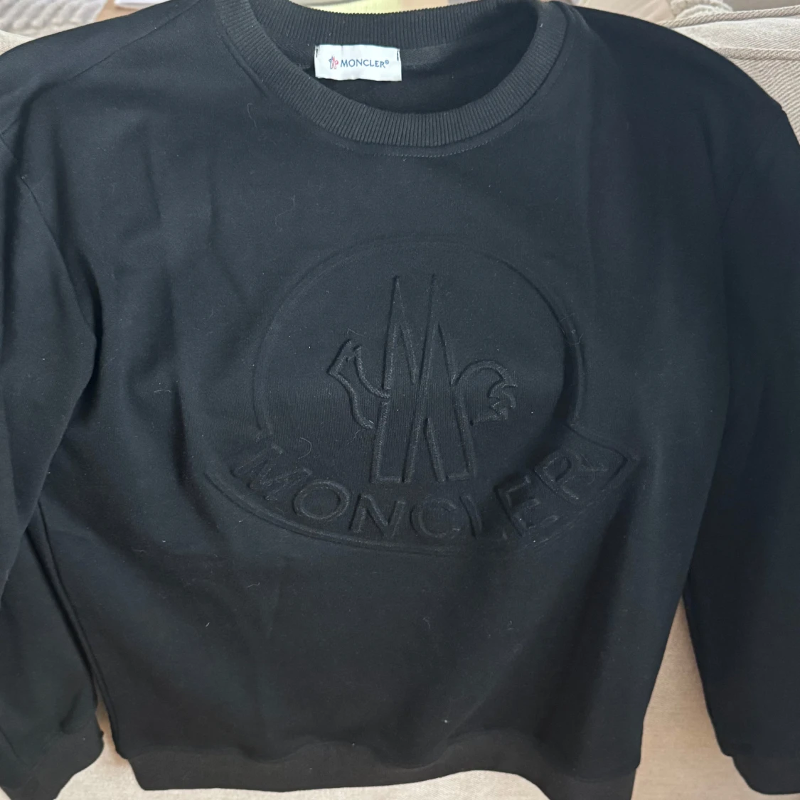 Svart sweatshirt från Moncler