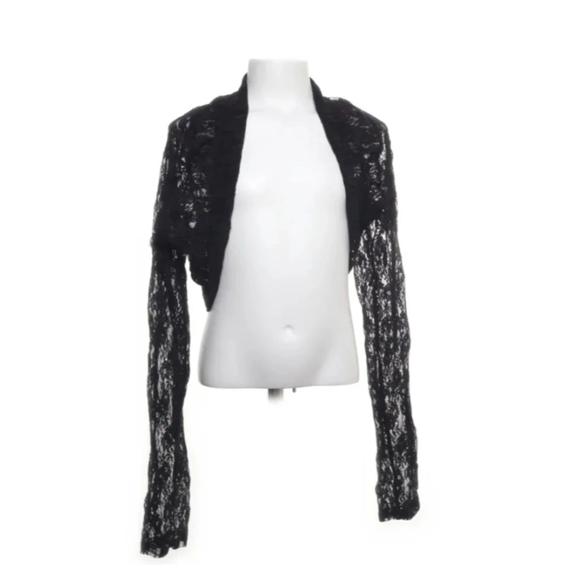 Svart spetsbolero