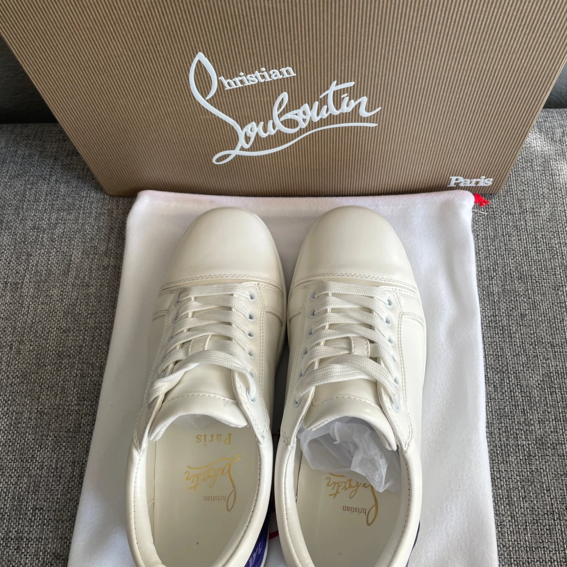 Louboutin Vit/lila - 2