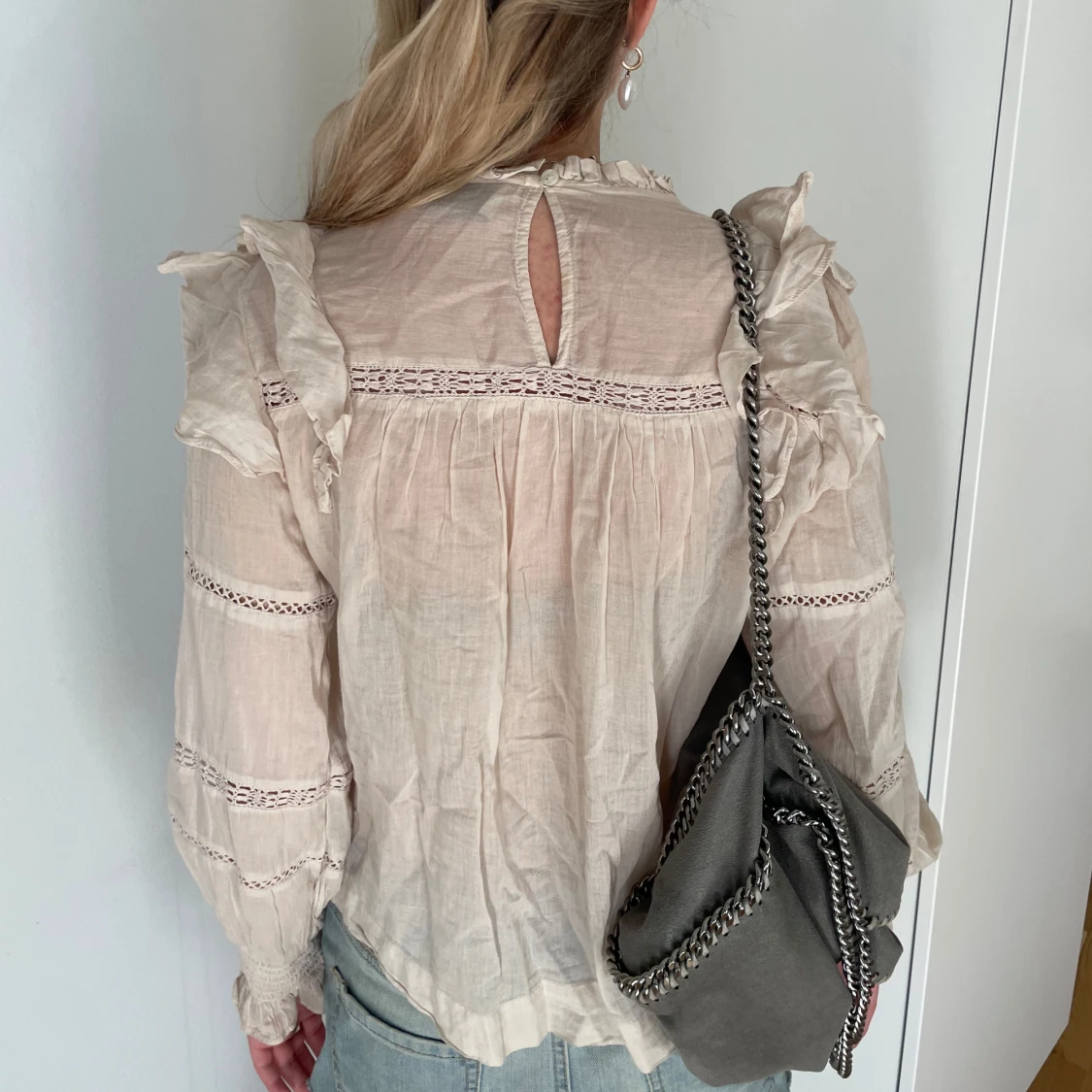 Beige blus  - 1