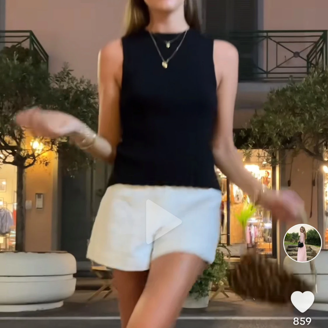 Svart linne från zara  - 3