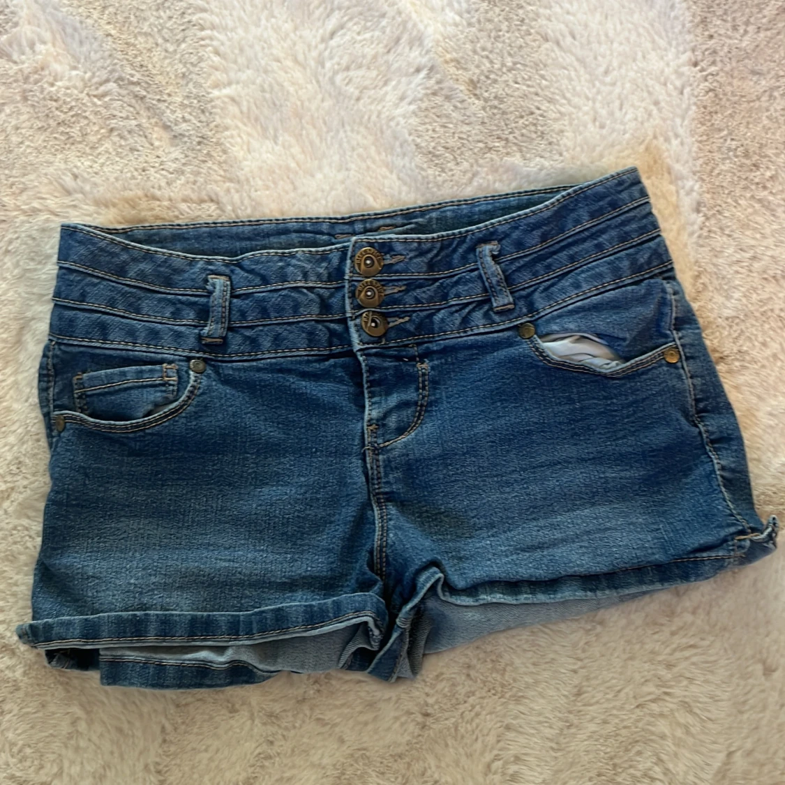 Blå jeansshorts från Blue Spice - 4