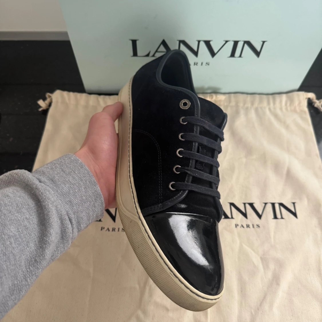 Svarta sneakers från Lanvin - 1