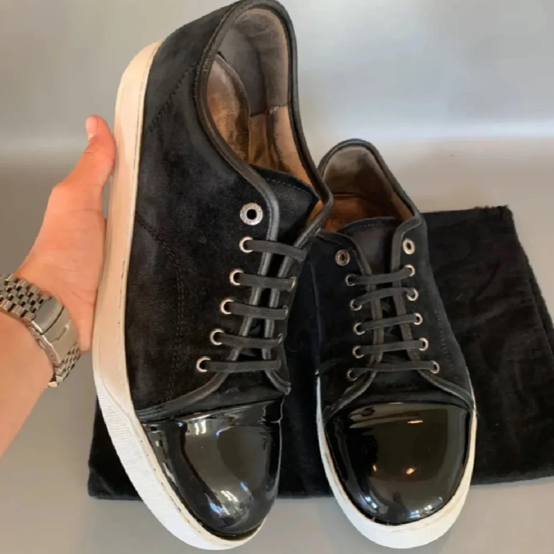 Lanvins cap toe uk10 - 2