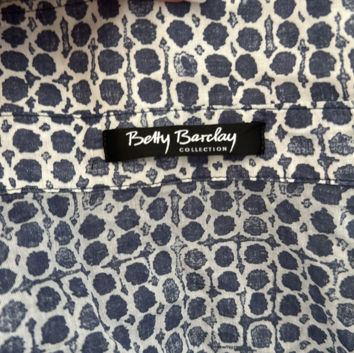 Mönstrad kortärmad skjorta Betty Barclay - 1