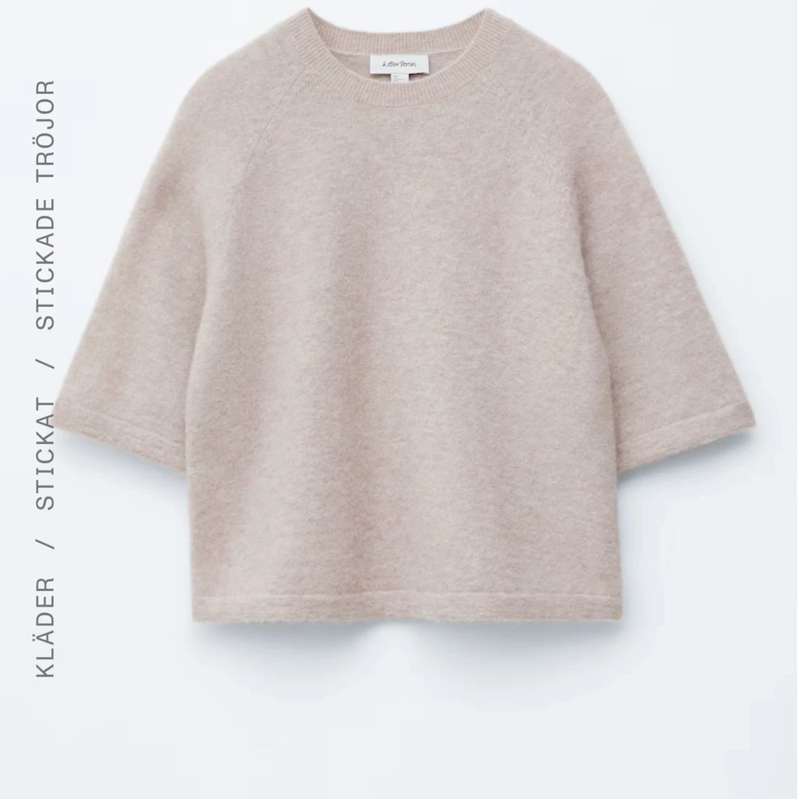 Beige stickad tröja från & Other Stories