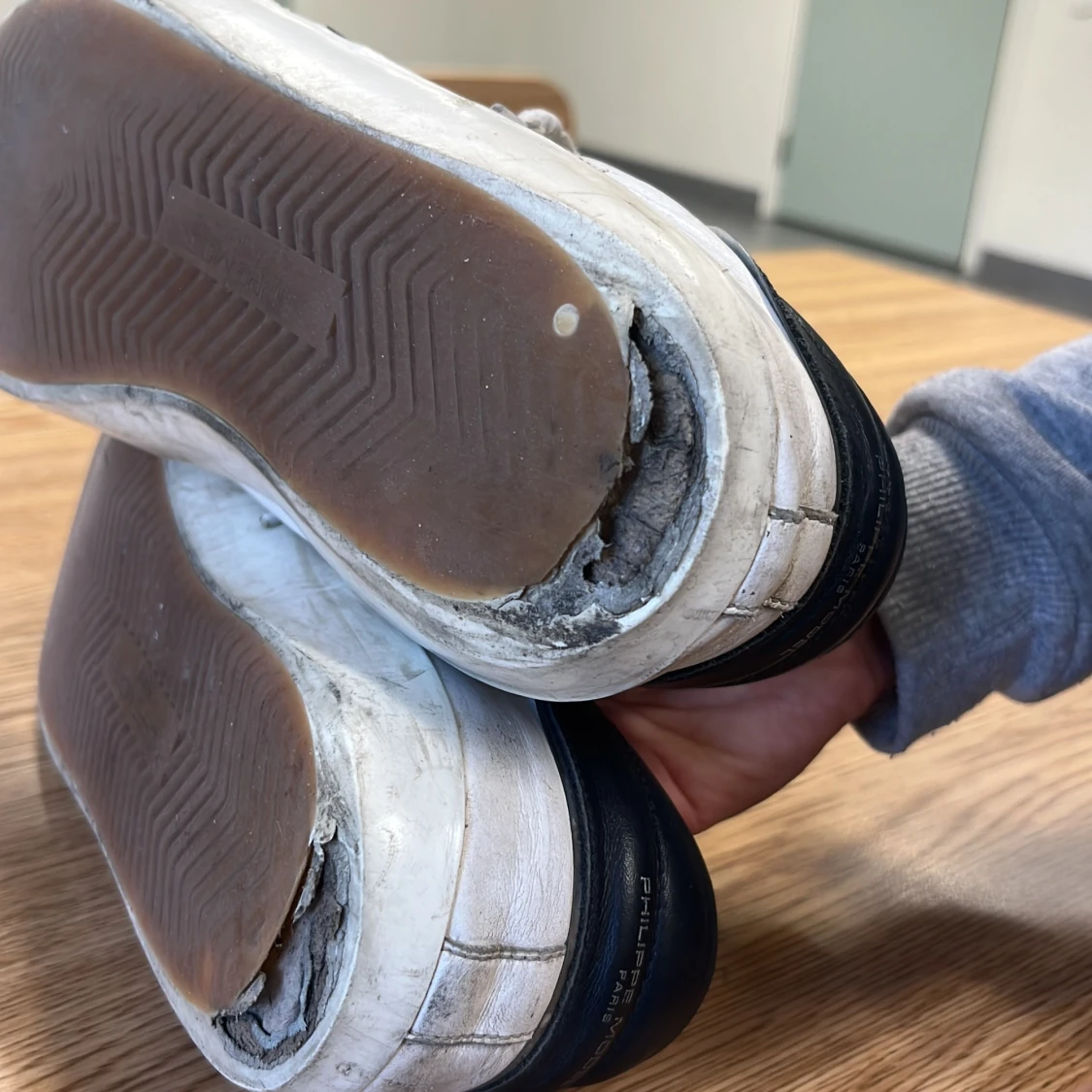 Vita Philippe Model sneakers i skinn - 3