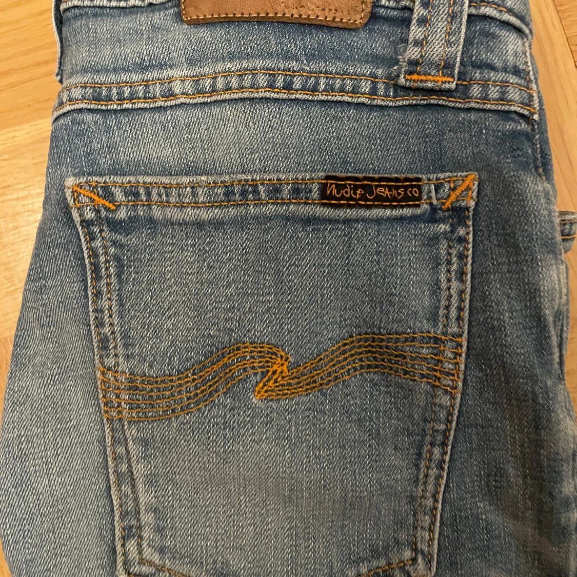 Nudie Jeans slim blå
