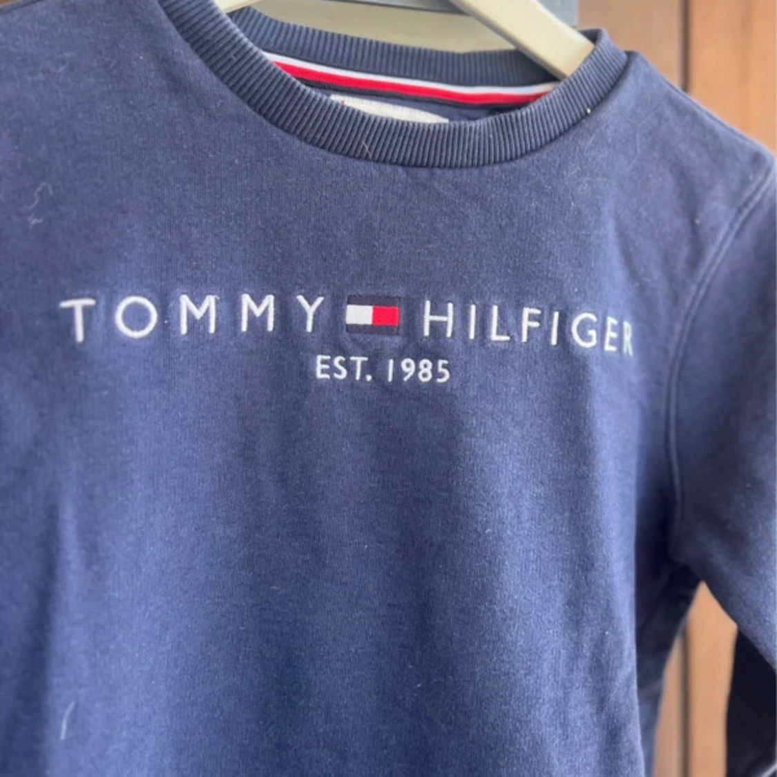 Blå sweatshirt från Tommy Hilfiger - 2