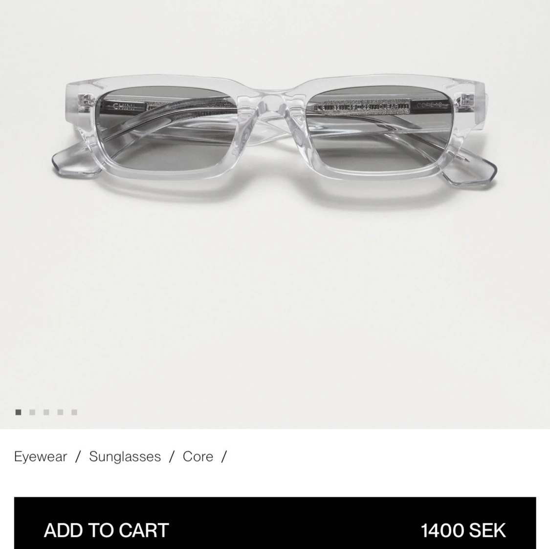 CHIMI transparenta solglasögon - 2