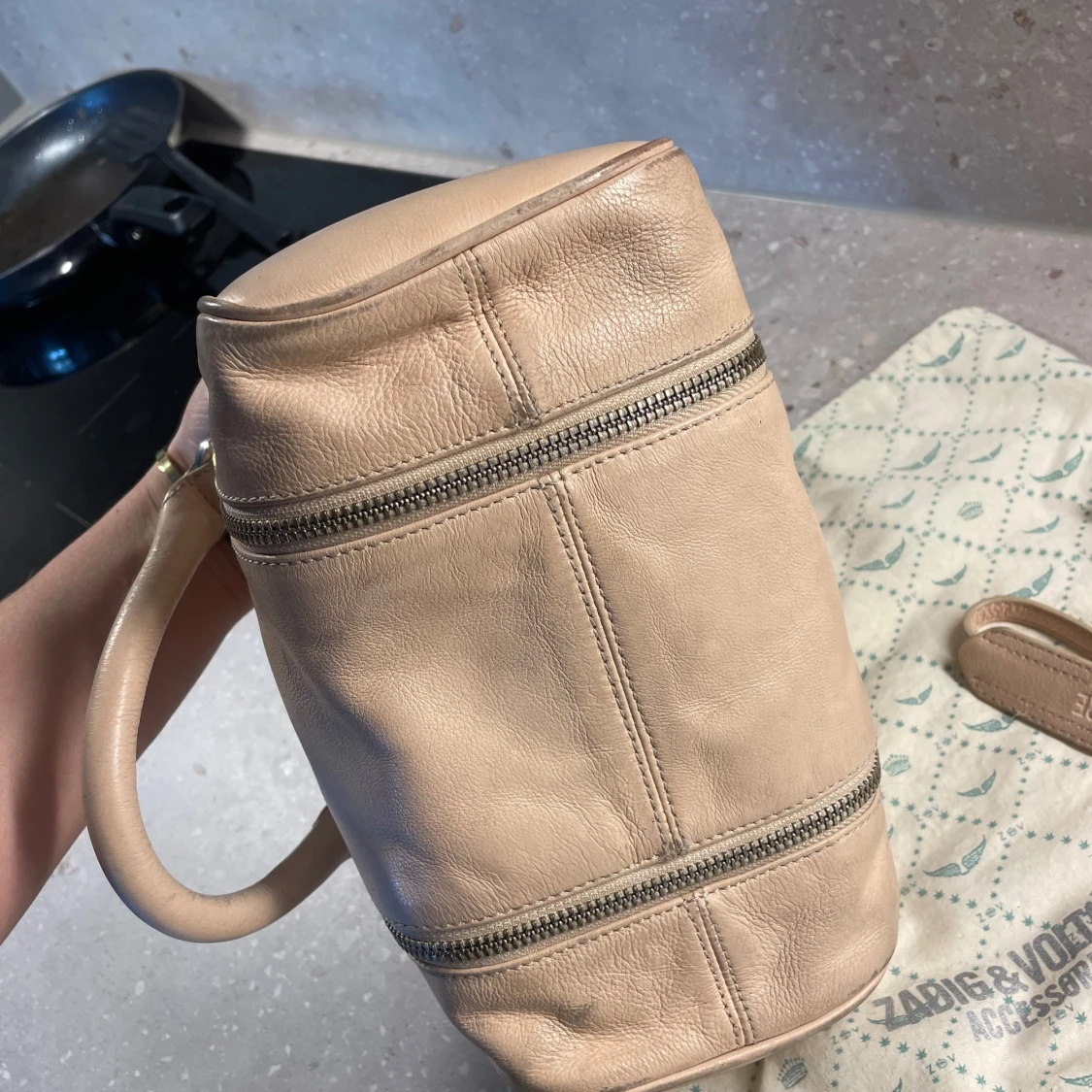 Beige handväska Zadig & Voltaire - 3