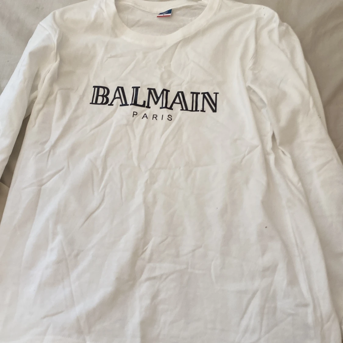Vit långärmad tröja från Balmain