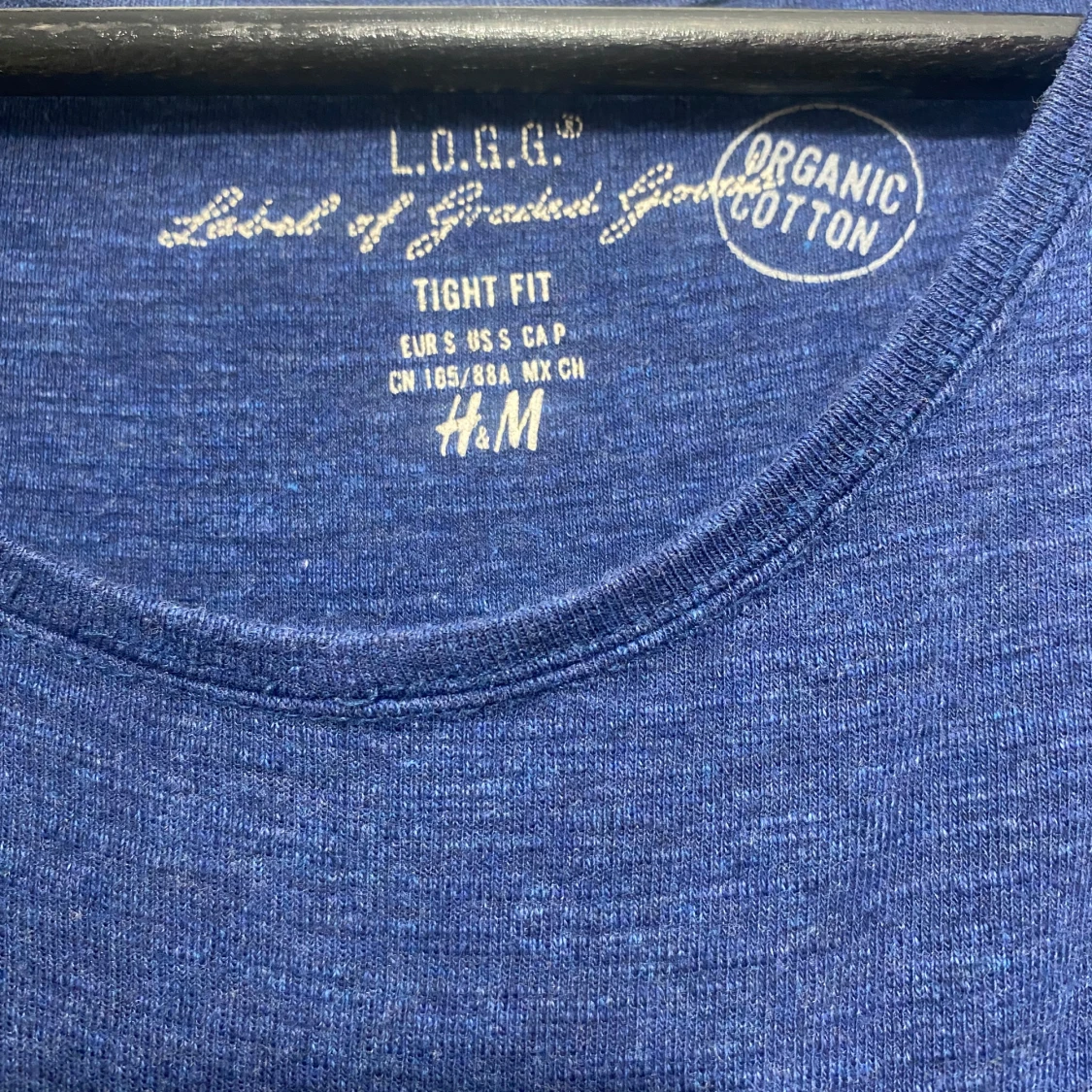 Blå långärmad tight tröja H&M - 1