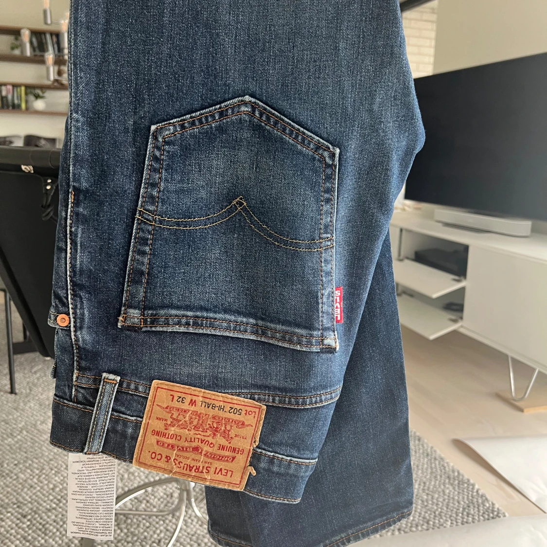 Levi's 502 blå jeans 