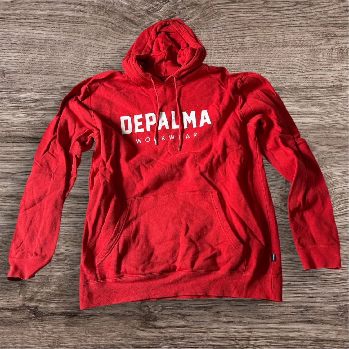 Röd hoodie från Depalma Workwear XL