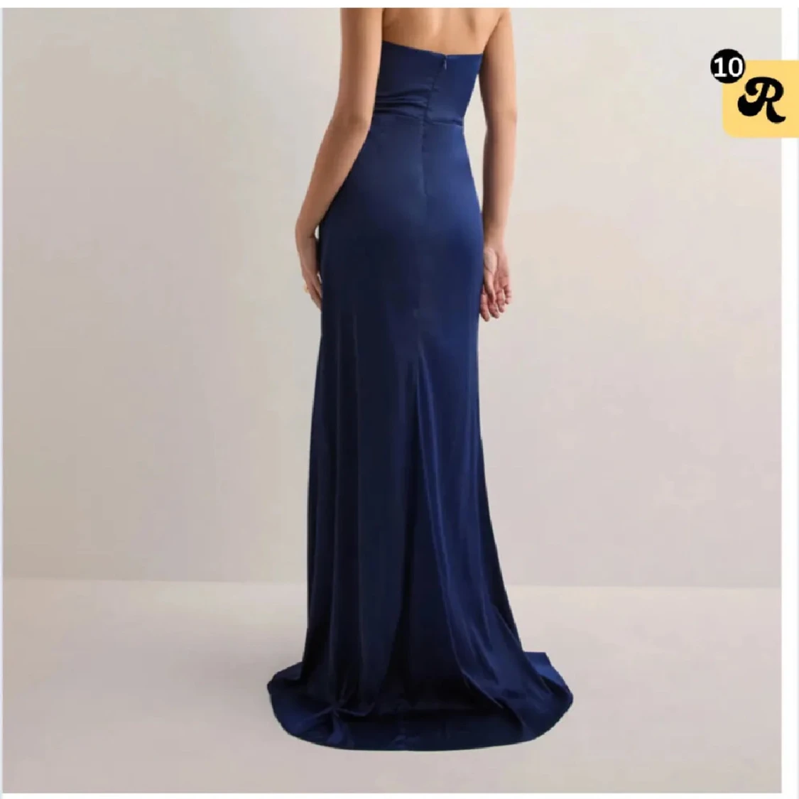 Mörk blå balklänning  - 3