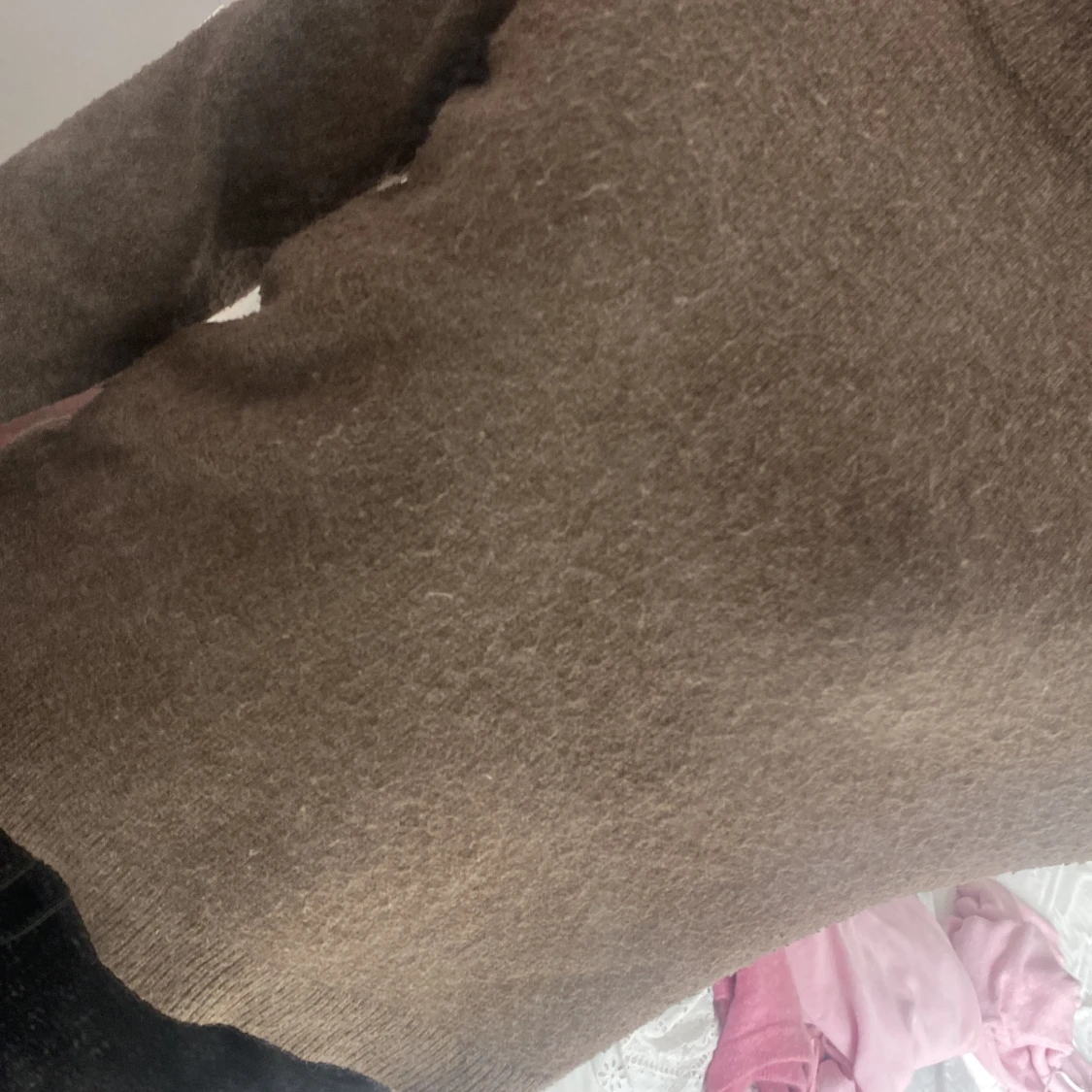 Brun stickad tröja från ONLY - 1