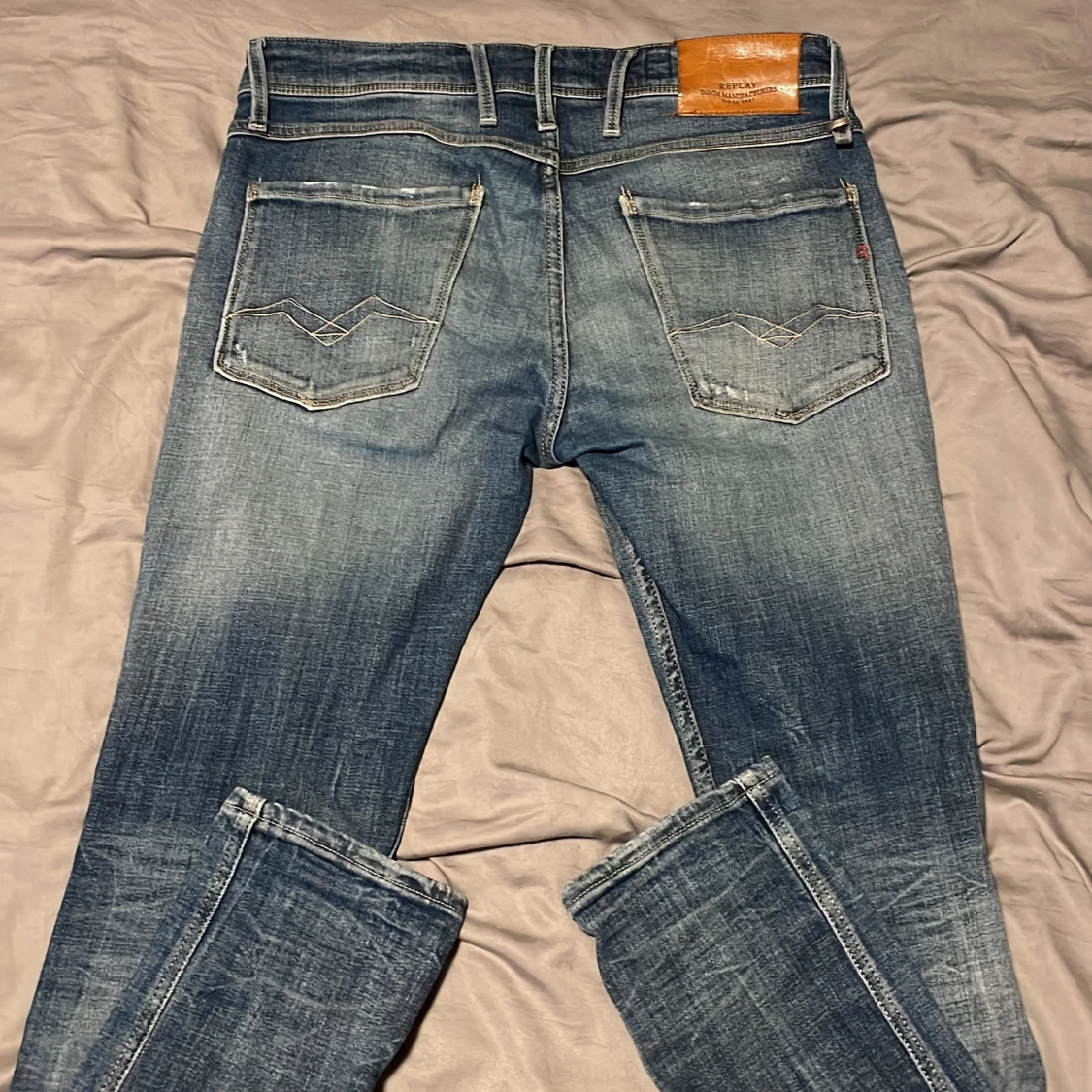 Replay Anbass blå slim fit jeans - 1