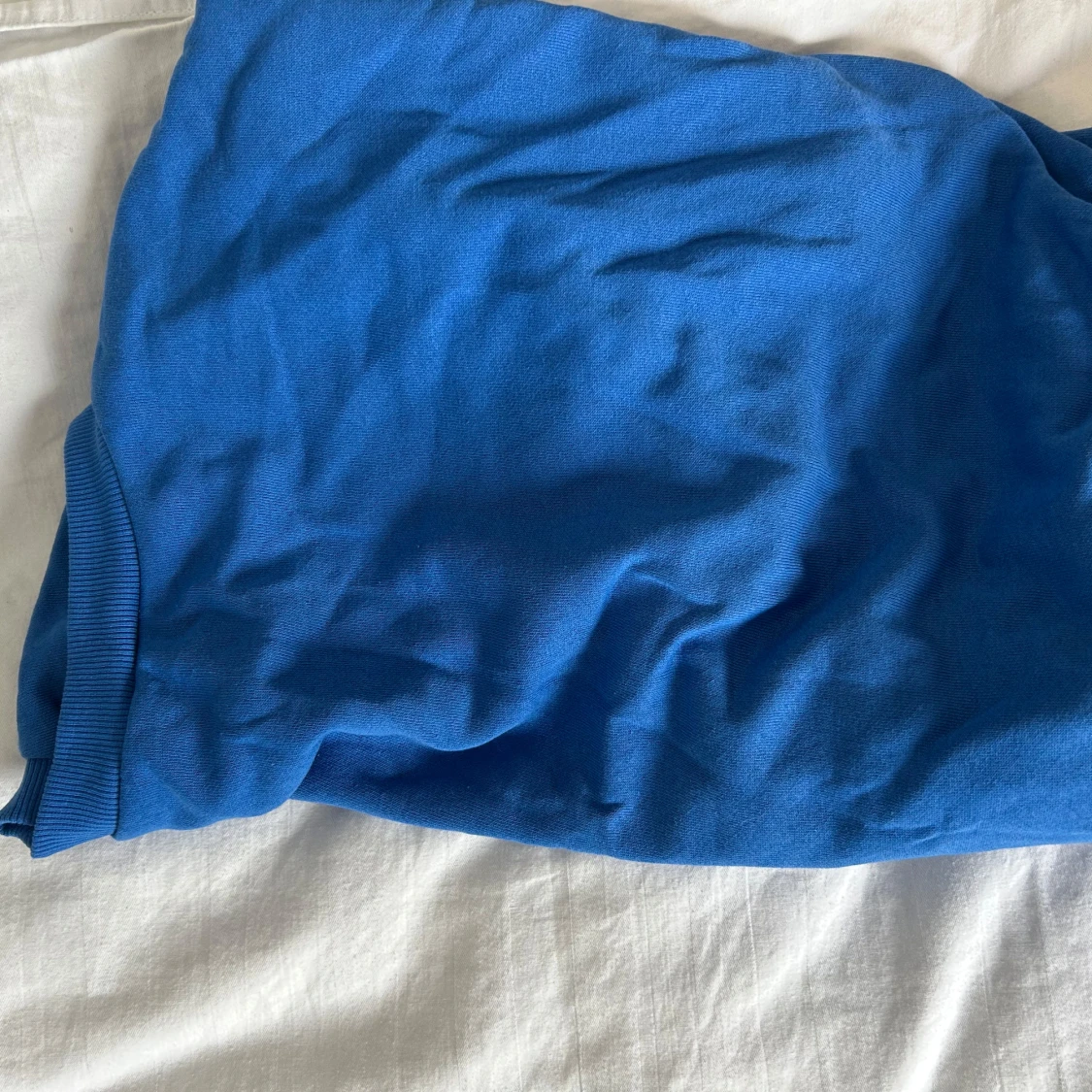 Blå basic sweatshirt - 2