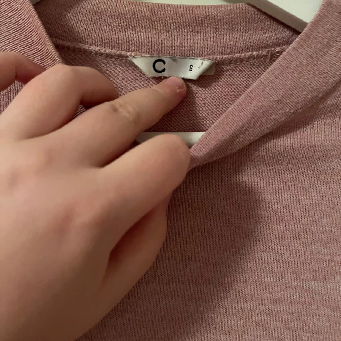 Ljusrosa långärmad tröja från Cubus - 1