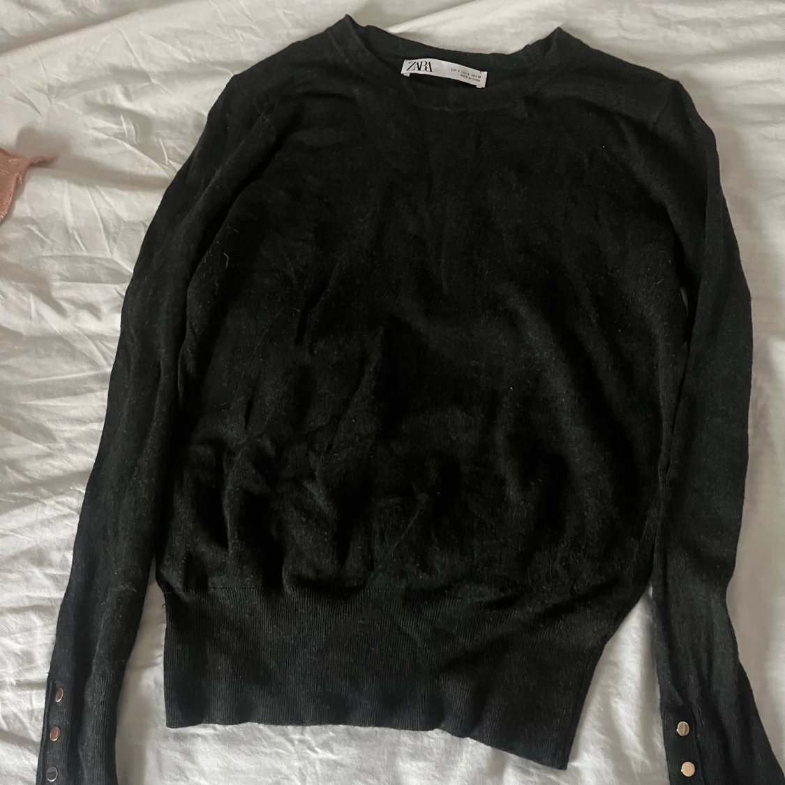 Mörkgrå långärmad tröja från Zara - 1