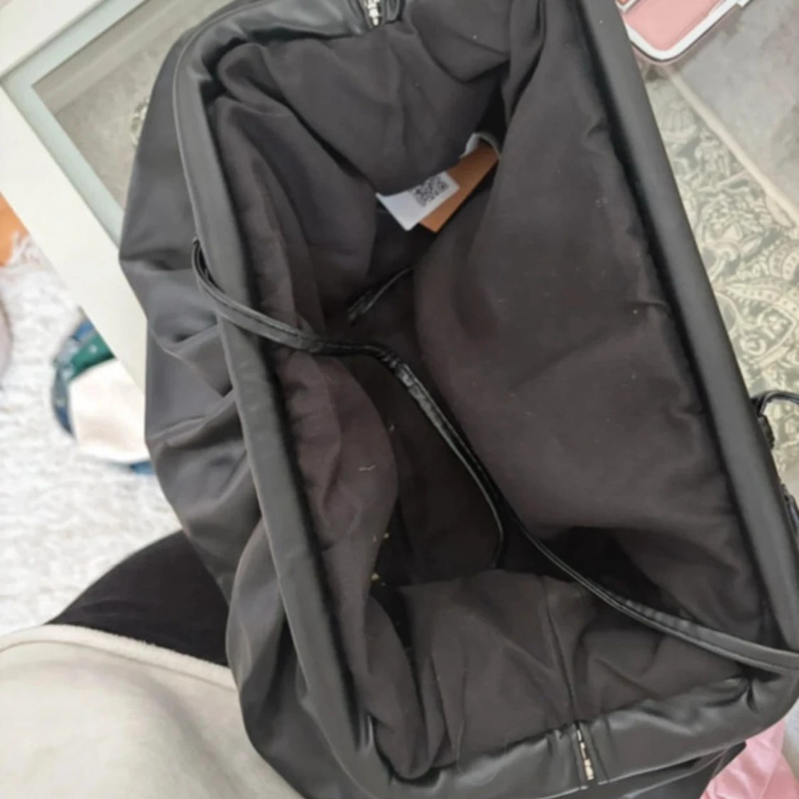 Svart clutch väska - 1