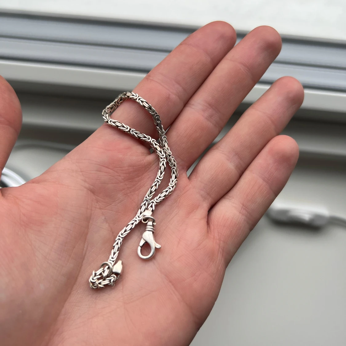 Äkta silverarmband  - 1