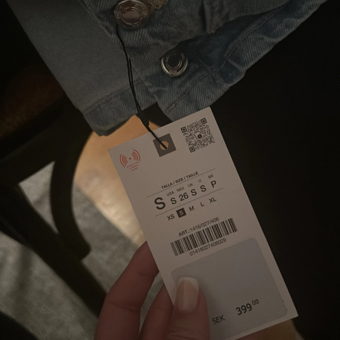 Ljusblå jeansklänning  - 2