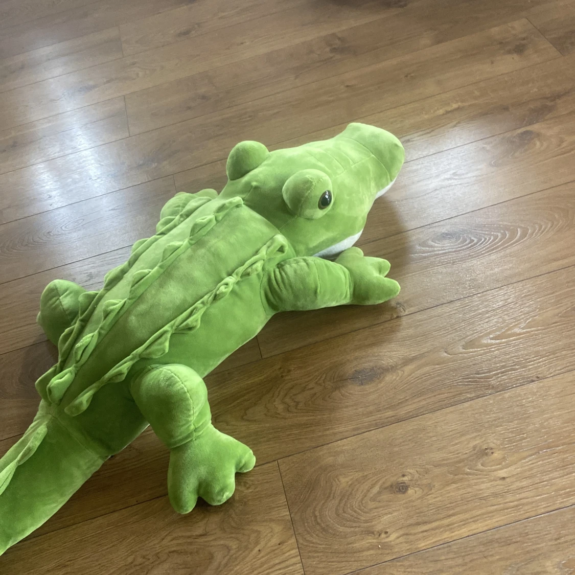 Stor grön krokodil gosedjur - 1