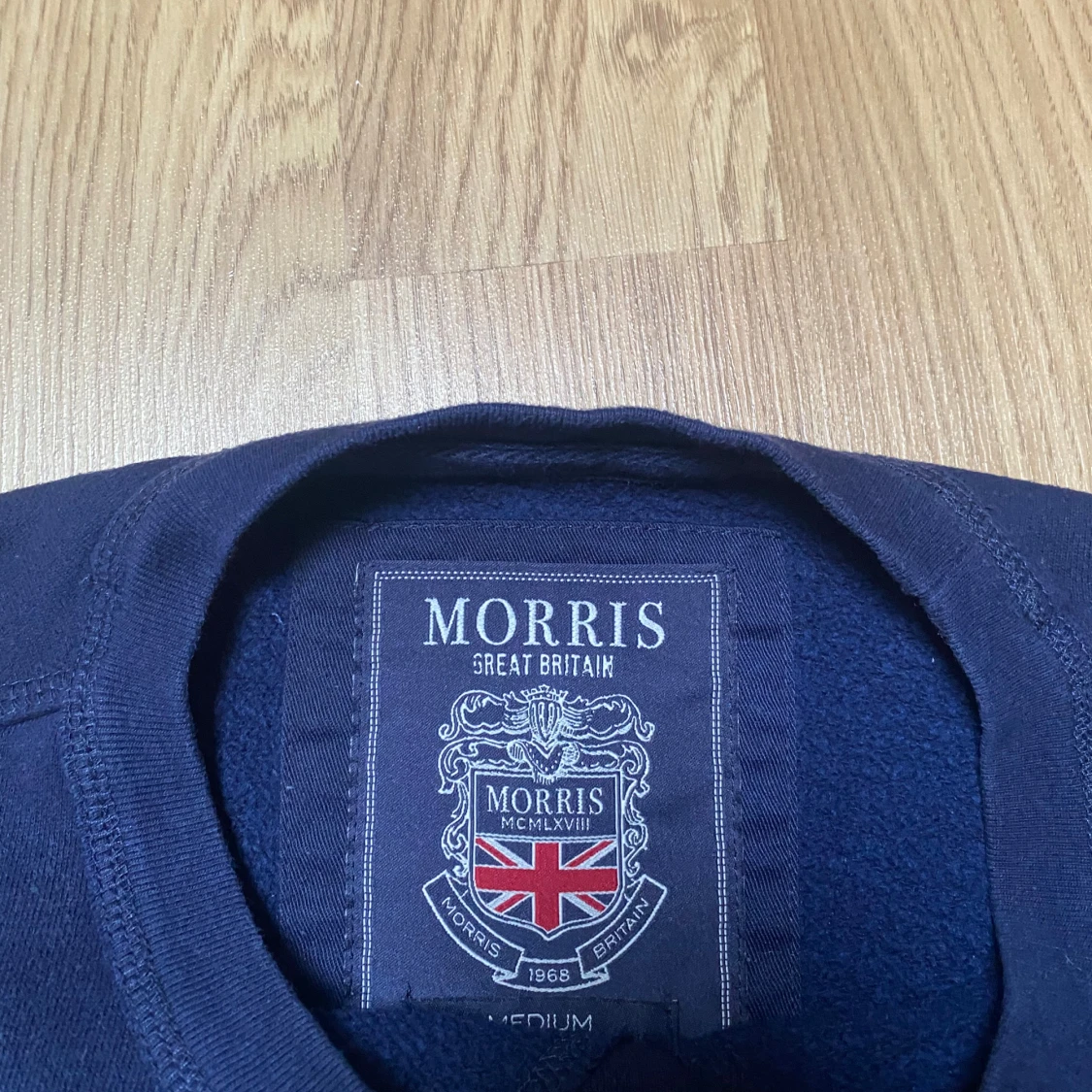 Marinblå sweatshirt från Morris - 1