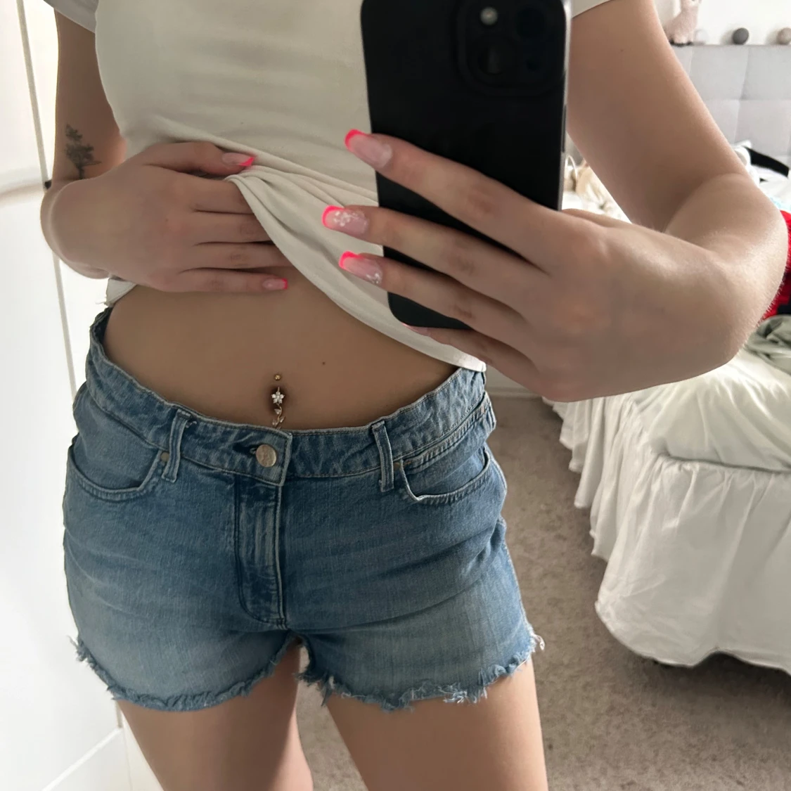 Blå jeansshorts från Wrangler - 3