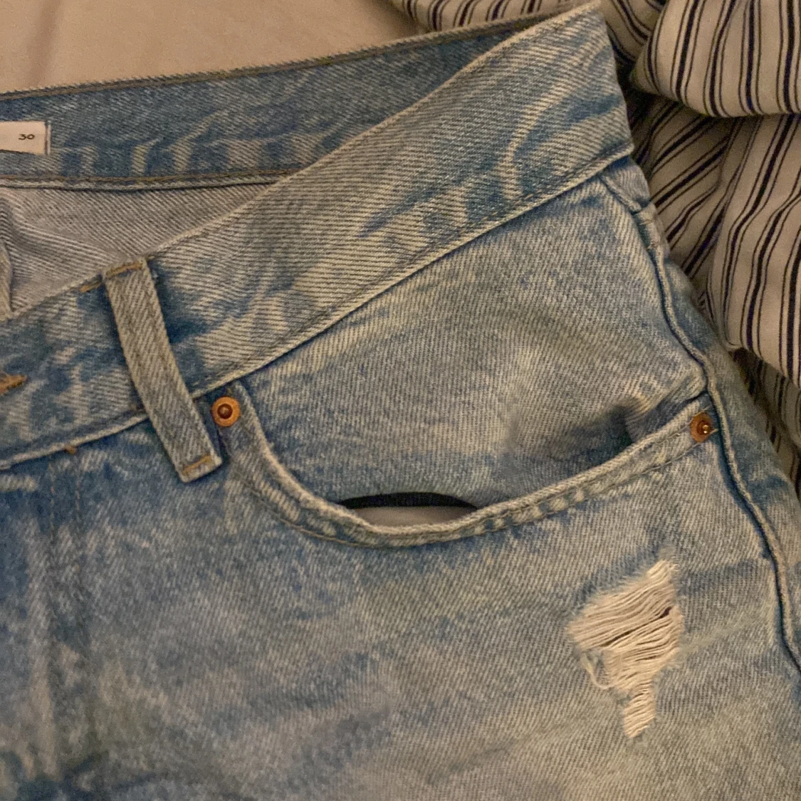 Ljusblå jeansshorts från Perfect Jeans - 4