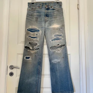 Vintage Levi’s orange tab - 70’s Levi’s orange tab. Sjuka lagningar. Sjuk fade. W 42cm L 106cm