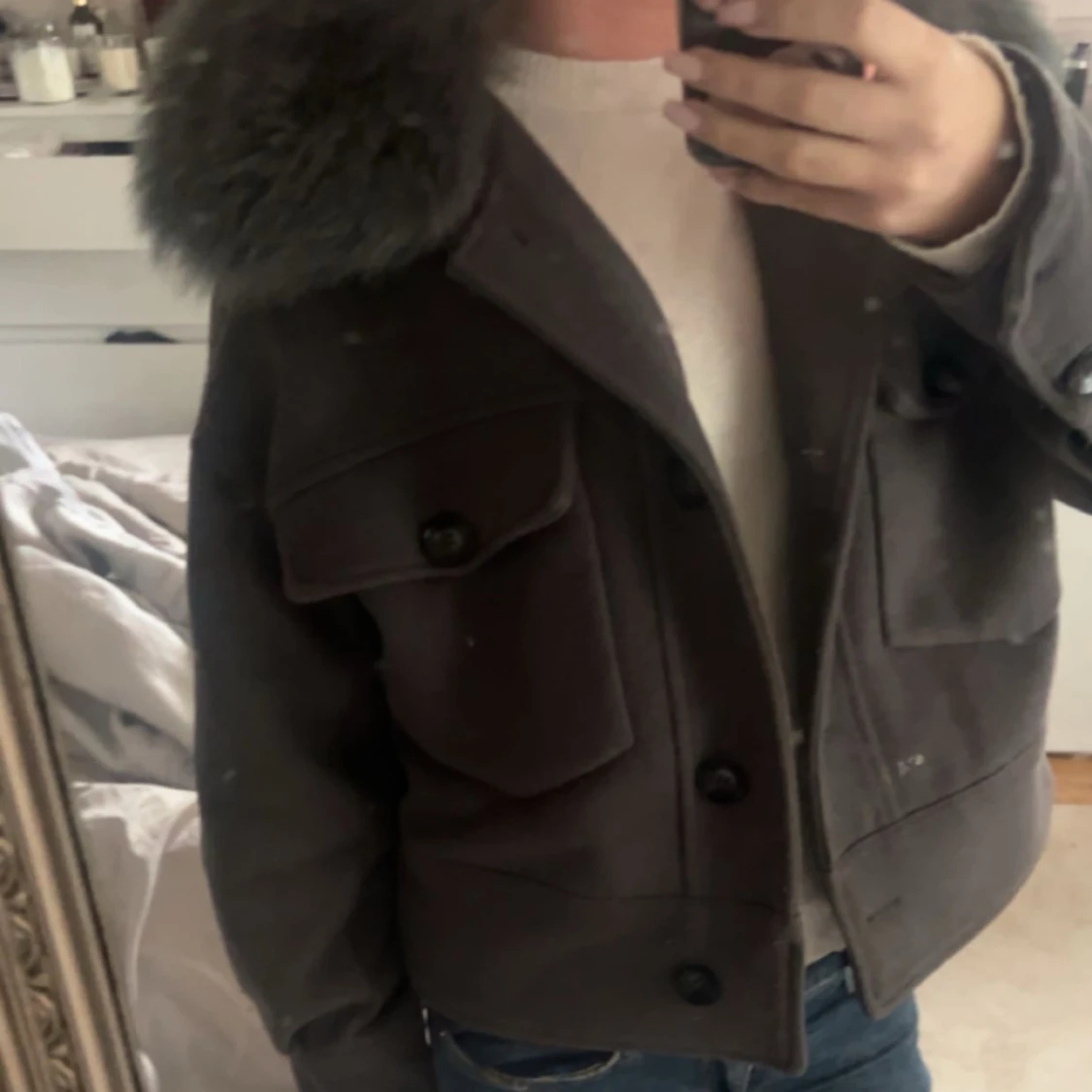 Mörkgrå jacka  från Meotine stl xs/s - 1