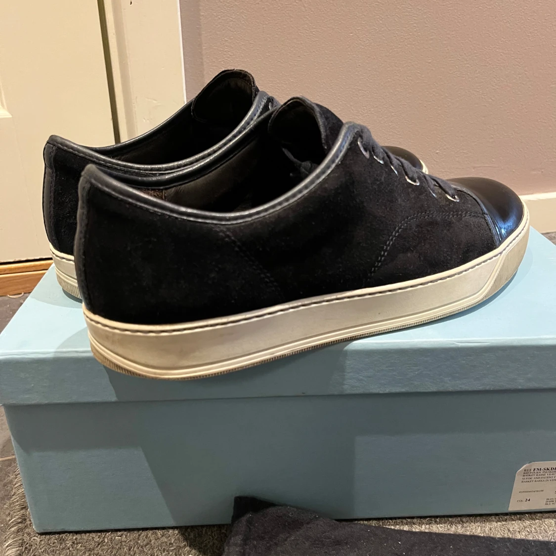 Marin blåa Lanvins  - 2