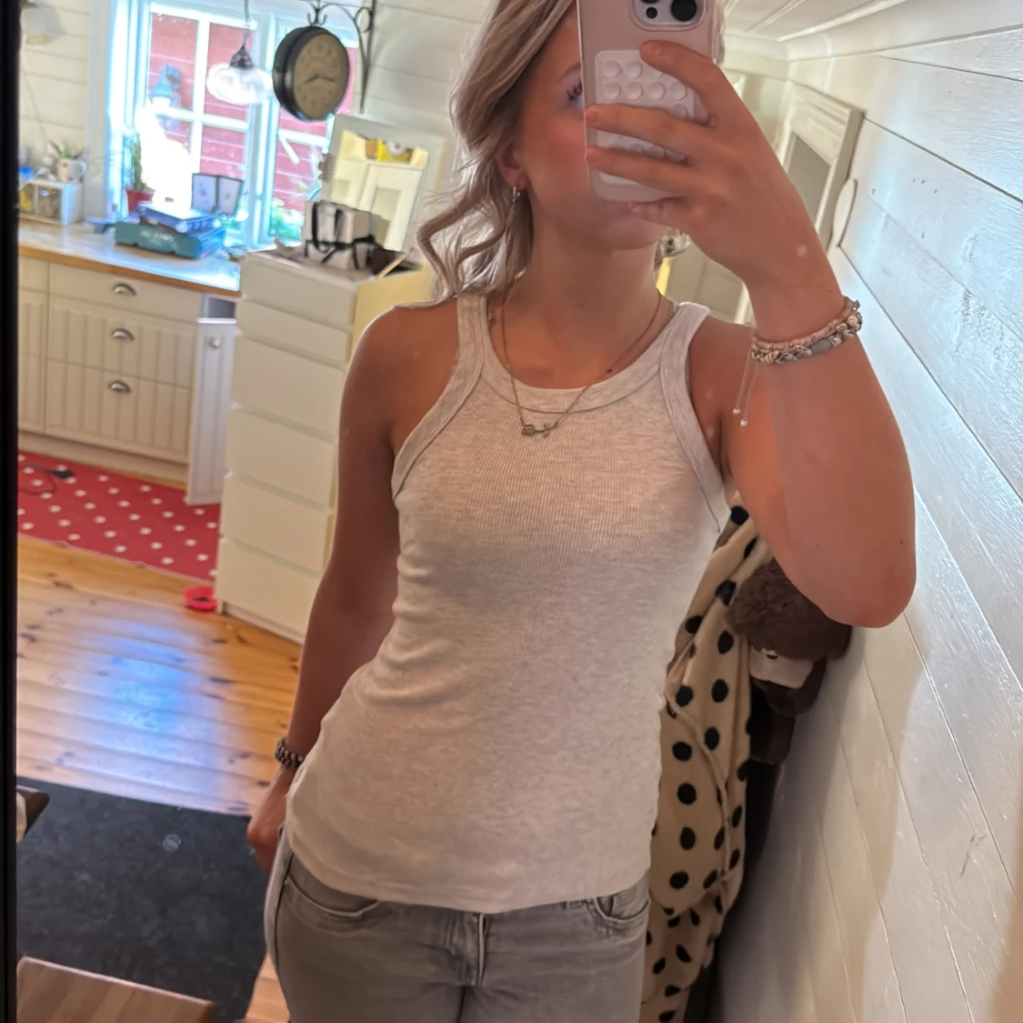 Ljus grått linne från H&M