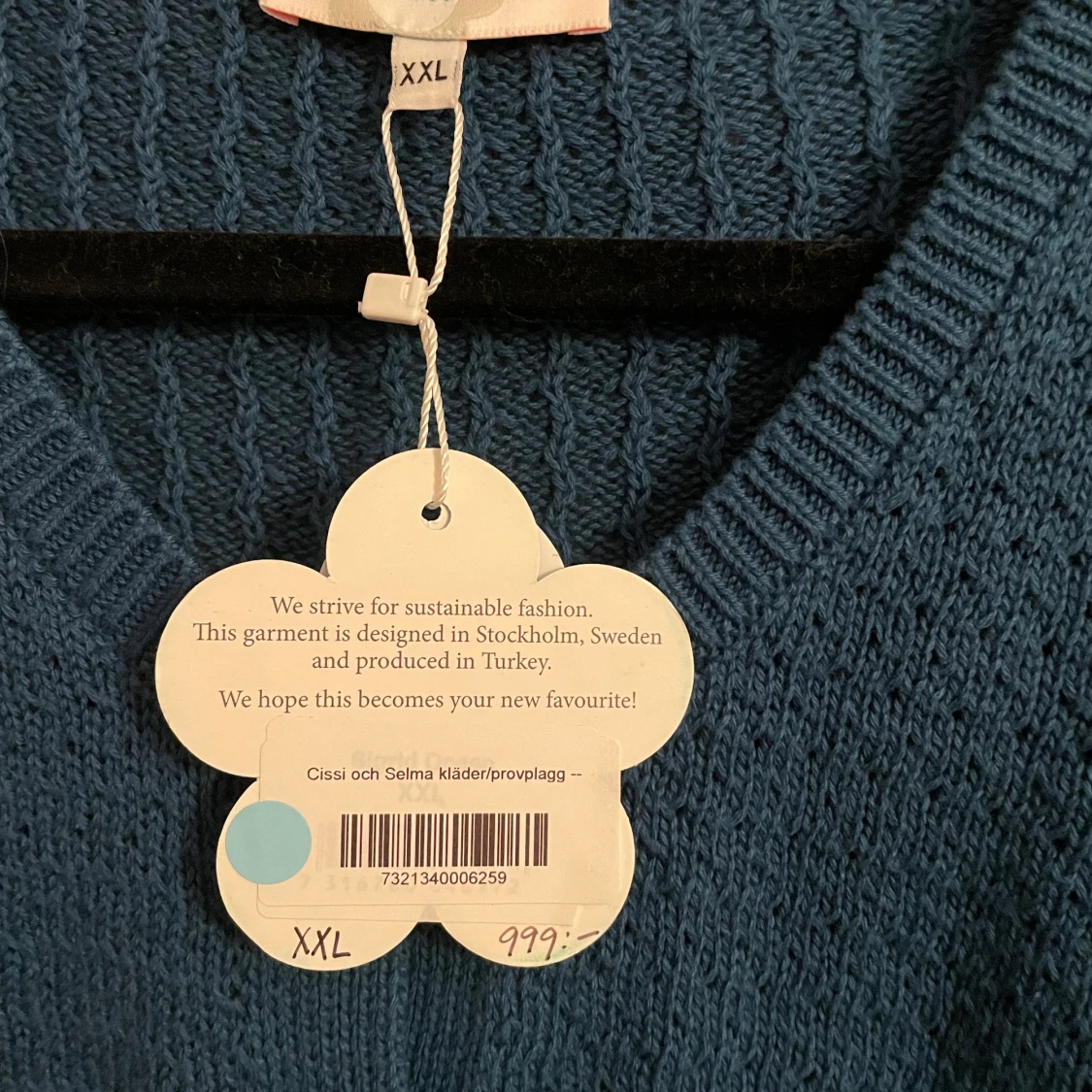 Blå kofta från Cissi och Selma XXL - 1