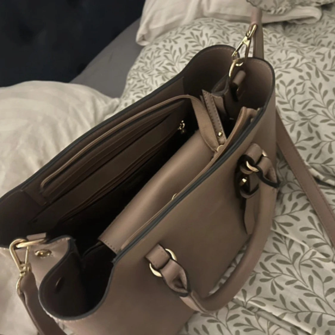 Beige handväska  - 2