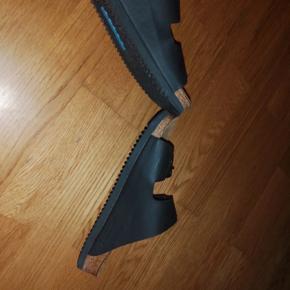 Svarta Birkenstock sandaler strl 39 - 1