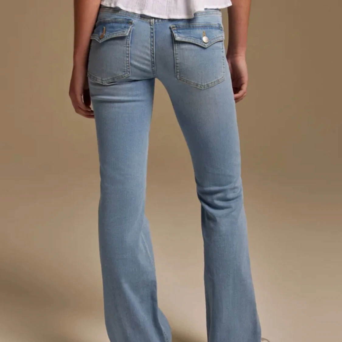 Bootcut jeans i ljusblå denim - 2