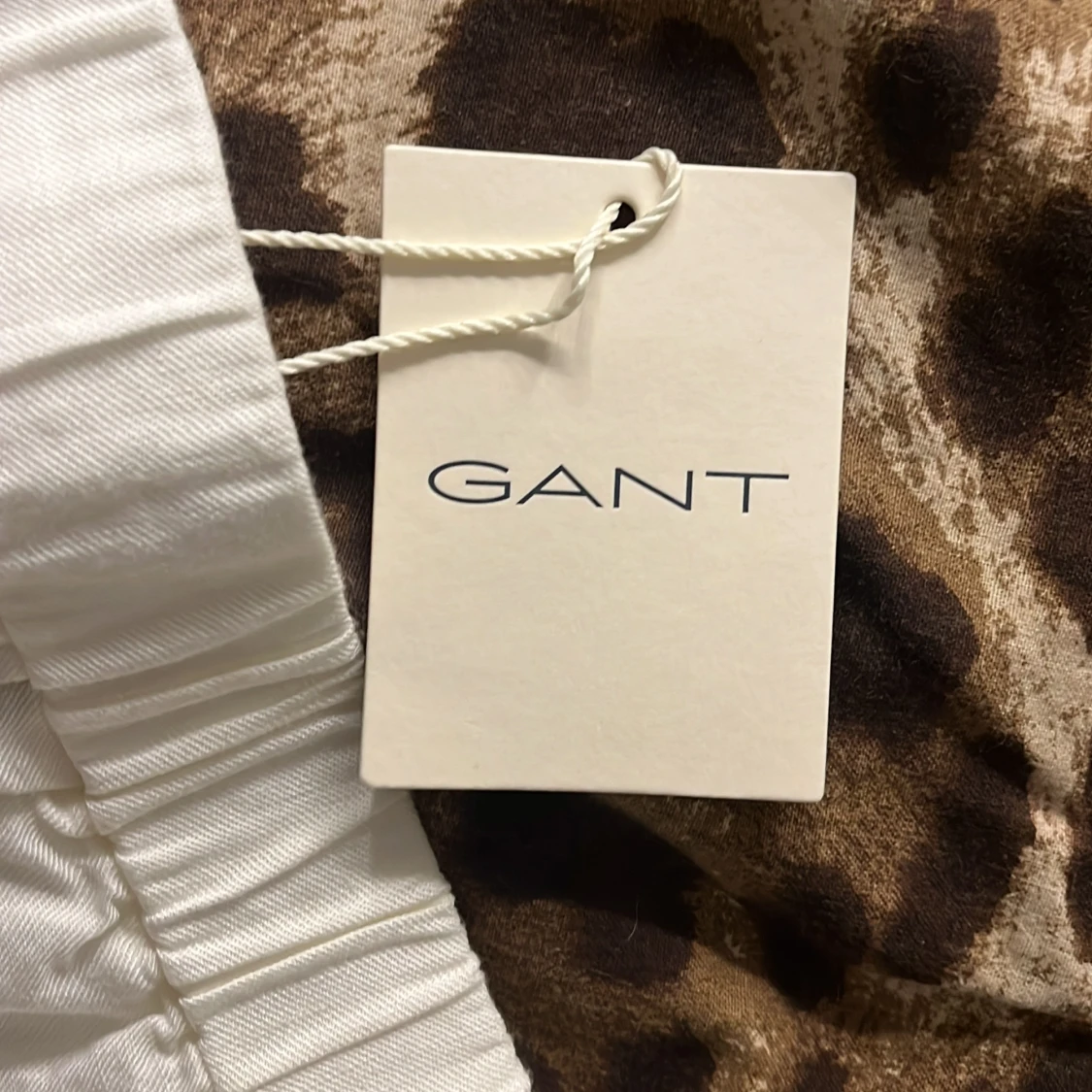 Vit långkjol i linne från GANT - 2