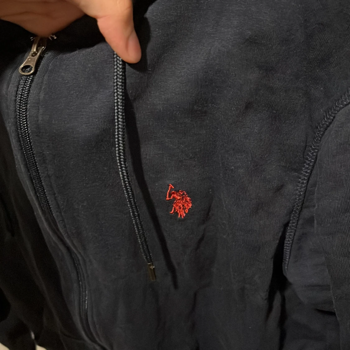 Marinblå hoodie från Ralph Lauren - 3