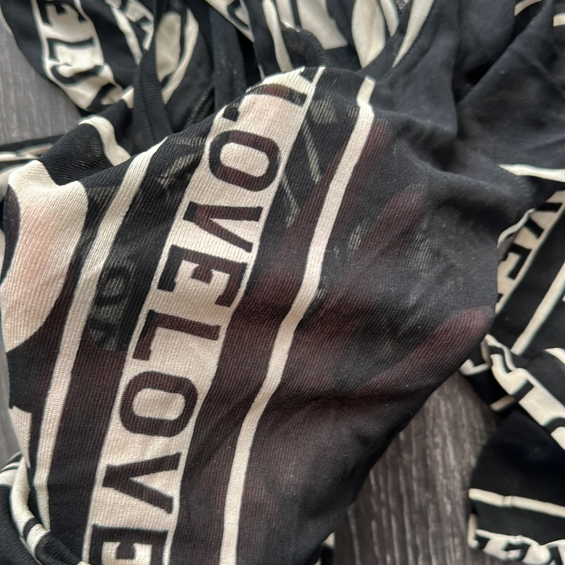 Svartvit långärmad topp H&M Studio - 2