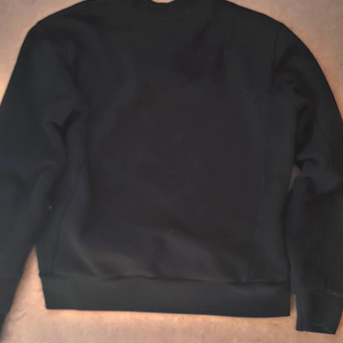 Svart Hoodrich sweatshirt med tryck - 1