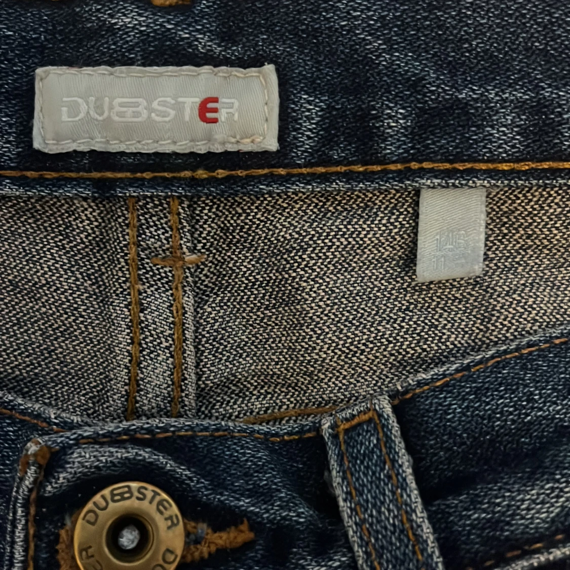 Blå bootcut jeans från Dubster - 2