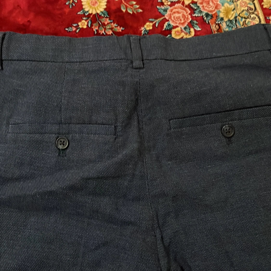 Mörkblå kostymbyxor från H&M - 3